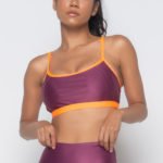 Top Color Block - Viena com Laranja