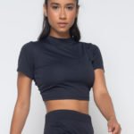 Cropped Franzido Drop - Preto