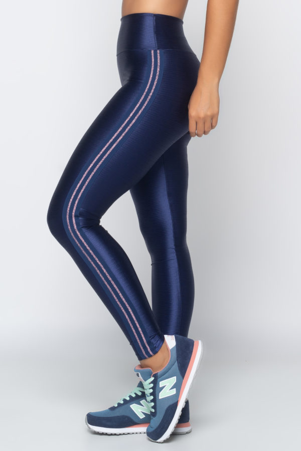 Legging Gold - Marinho com Rosê - Imagem 3