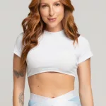 Cropped Franzido Drop - Branco