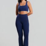 Calça Flare Aura - Marinho